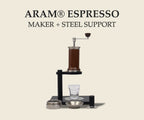 ARAM® ESPRESSO MAKER + STEEL SUPPORT