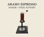 ARAM® ESPRESSO MAKER + STEEL SUPPORT
