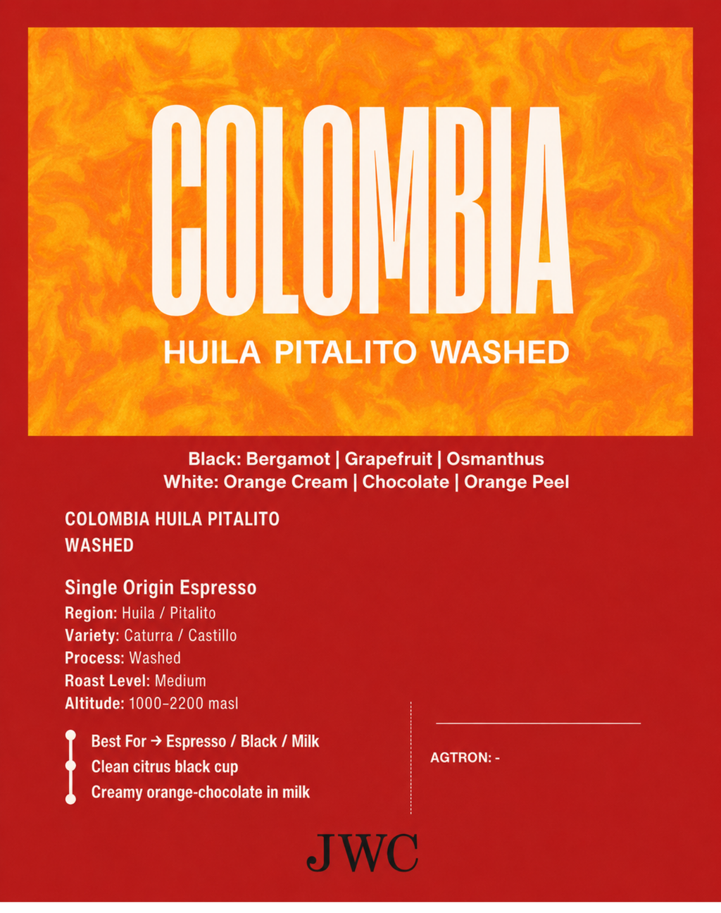 SOE - Colombia Huila Pitalito Washed