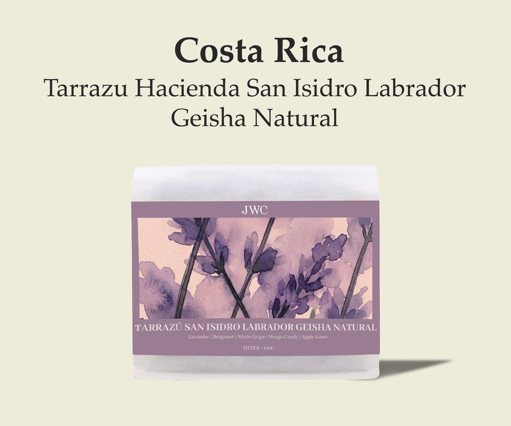 Costa Rica Tarrazu Hacienda San Isidro Labrador Geisha Natural