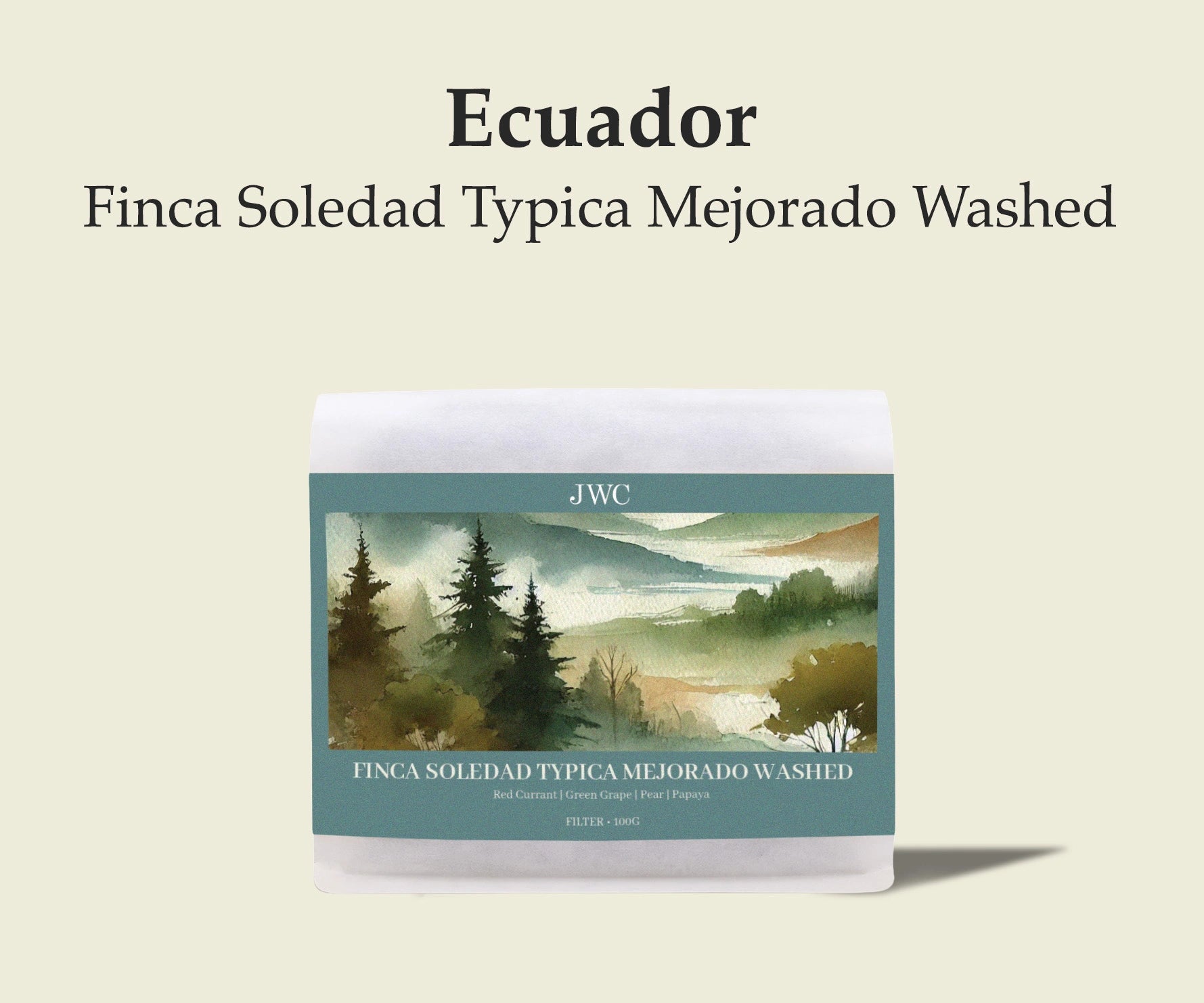 Ecuador Finca Soledad Typica Mehorado Washed