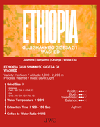 Ethiopia Guji Shakkiso Gigesa G1 Washed