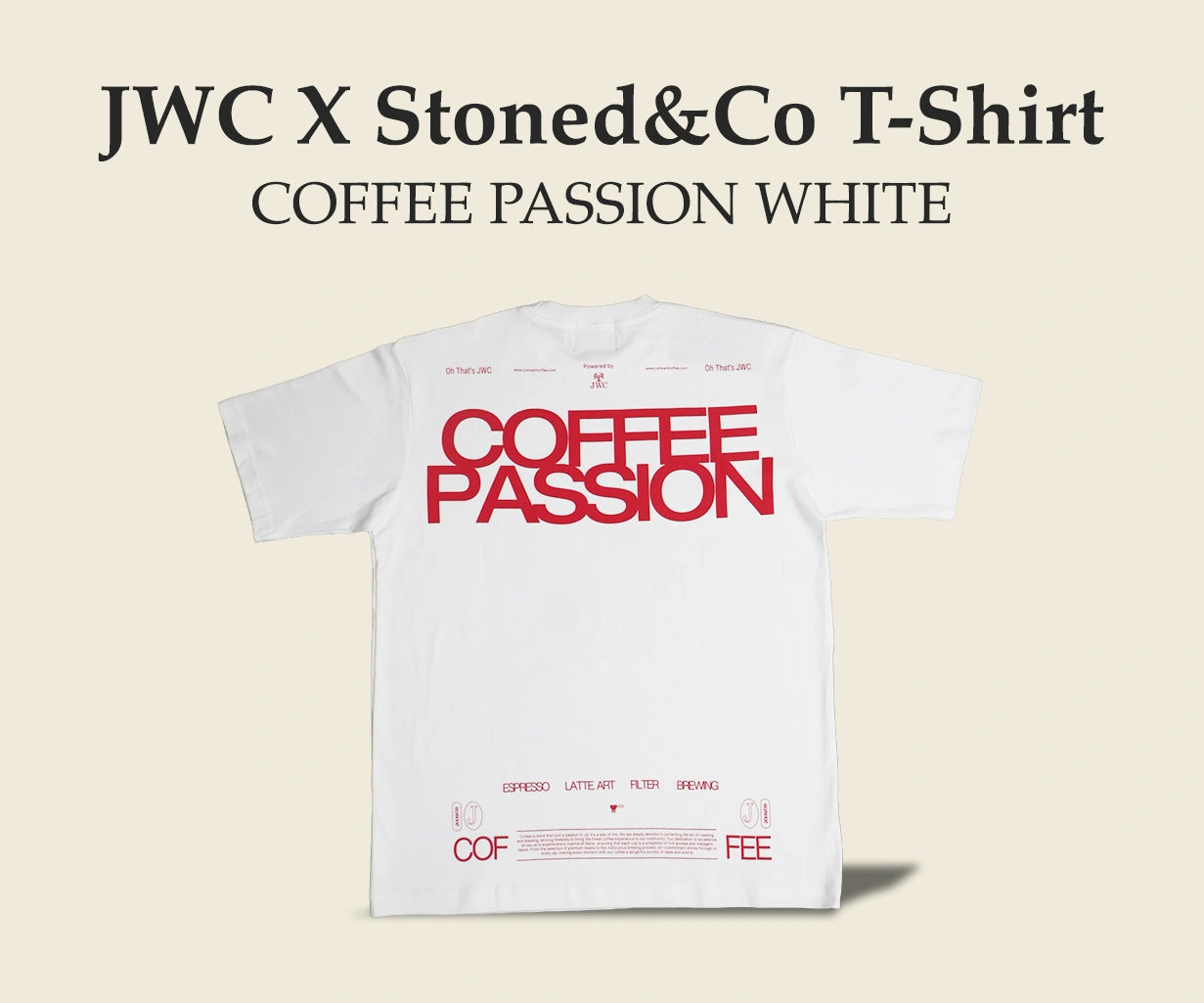 JWC X Stoned&Co T-Shirt COFFEE PASSION