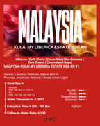 Malaysia Kulai My Liberica Estate Lot 2 N20-G1 Anaerobic Natural