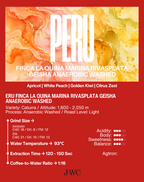 Peru Finca La Quina Marina Rivasplata Geisha Anaerobic Washed