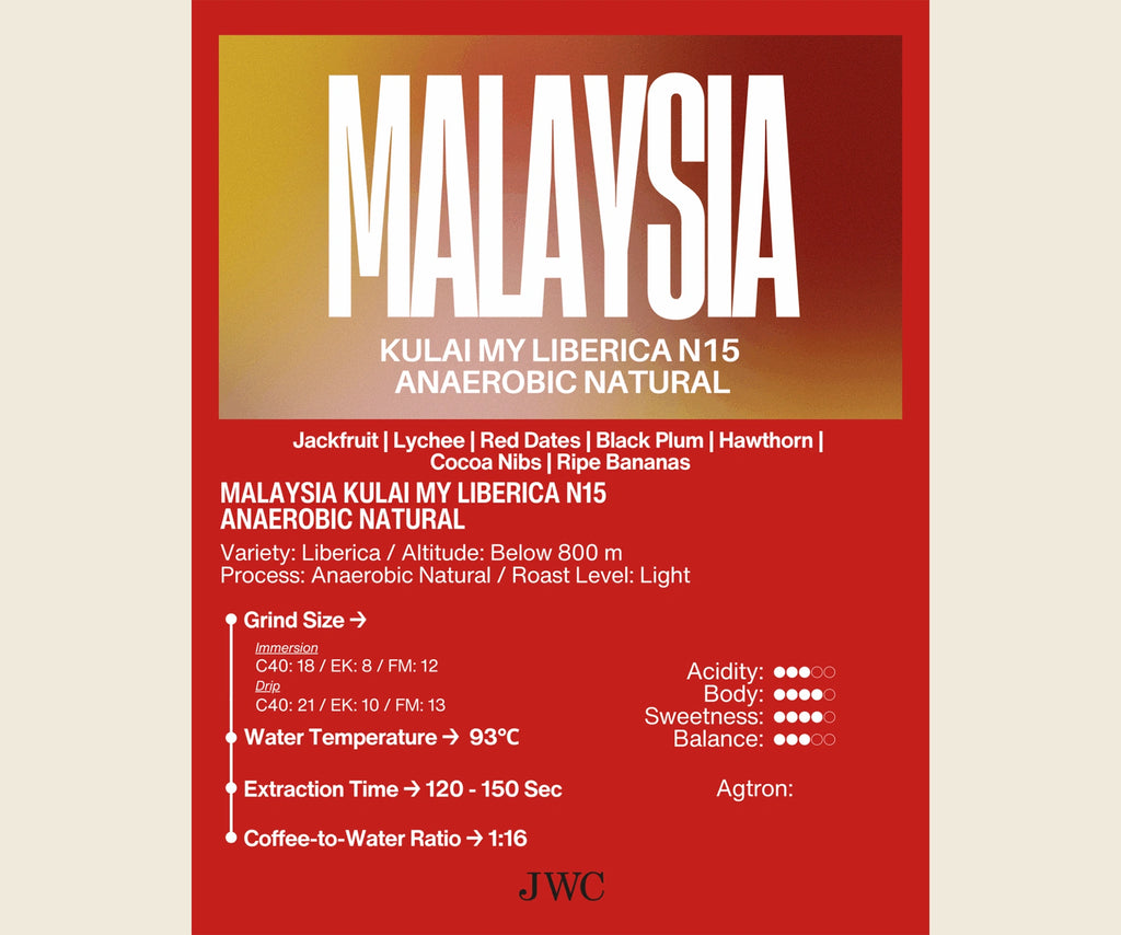 Malaysia Kulai My Liberica Estate N15-G1 AN