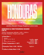 Honduras El Rubi Parainema COE #1 Washed