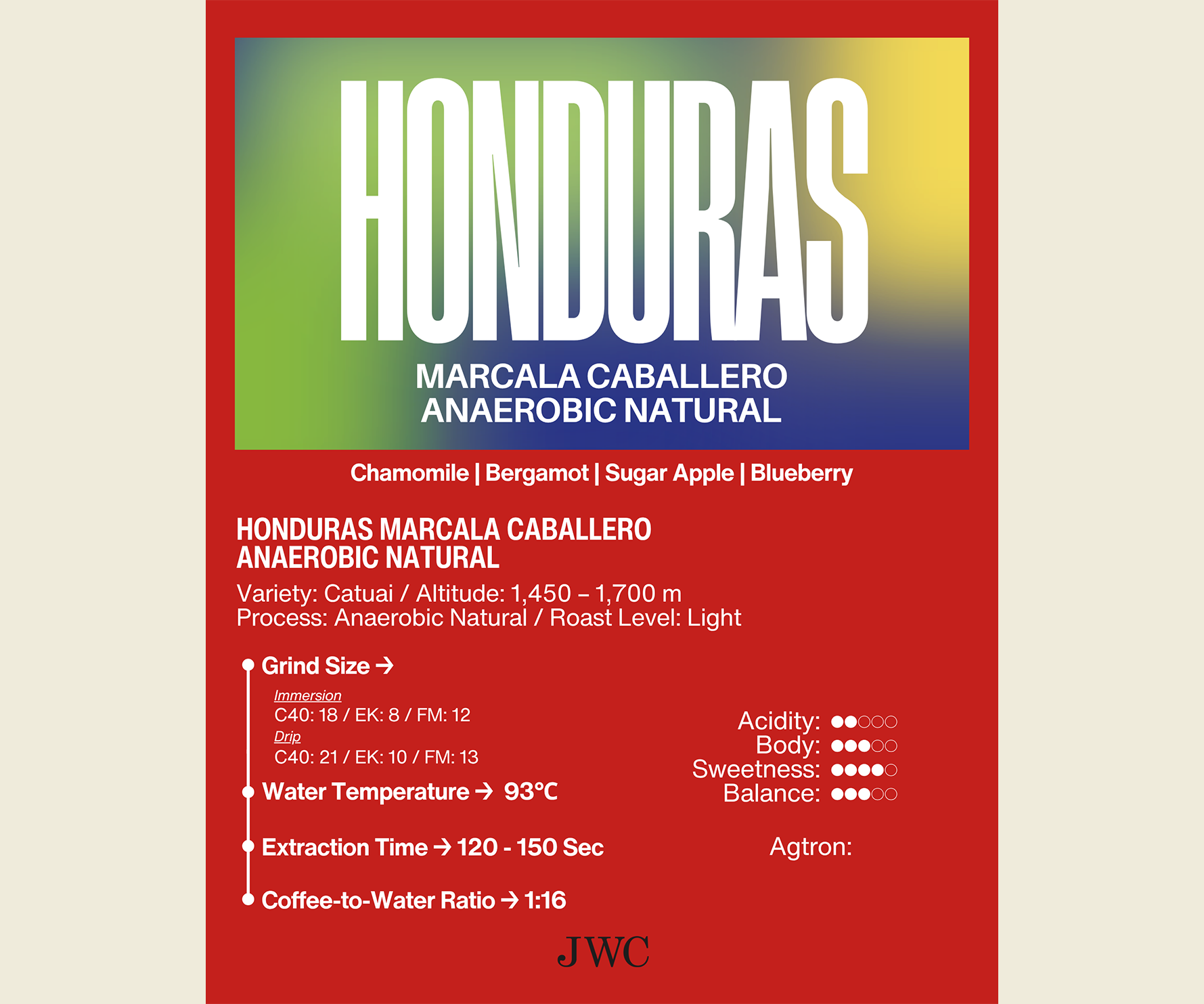 Honduras Marcala Caballero Anaerobic Natural