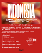 Indonesia Sumatra Lintong Raja Harimau Mandheling Wet Hulled