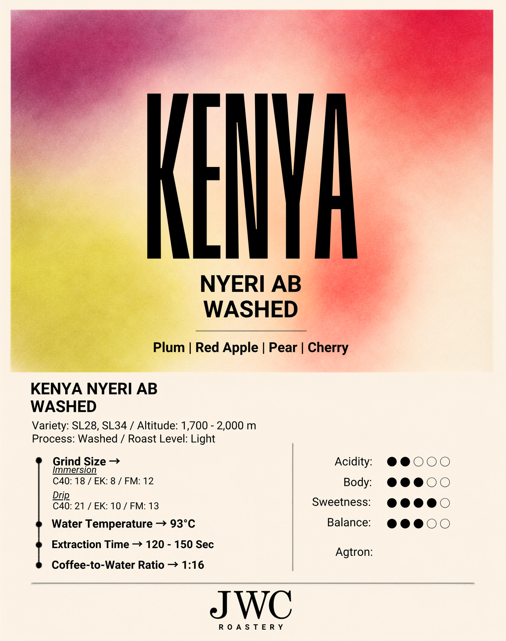 Kenya Nyeri AB Washed