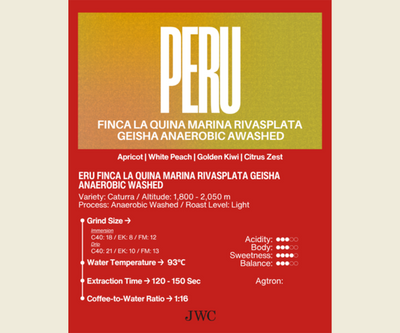 Peru Finca La Quina Marina Rivasplata Geisha Anaerobic Washed