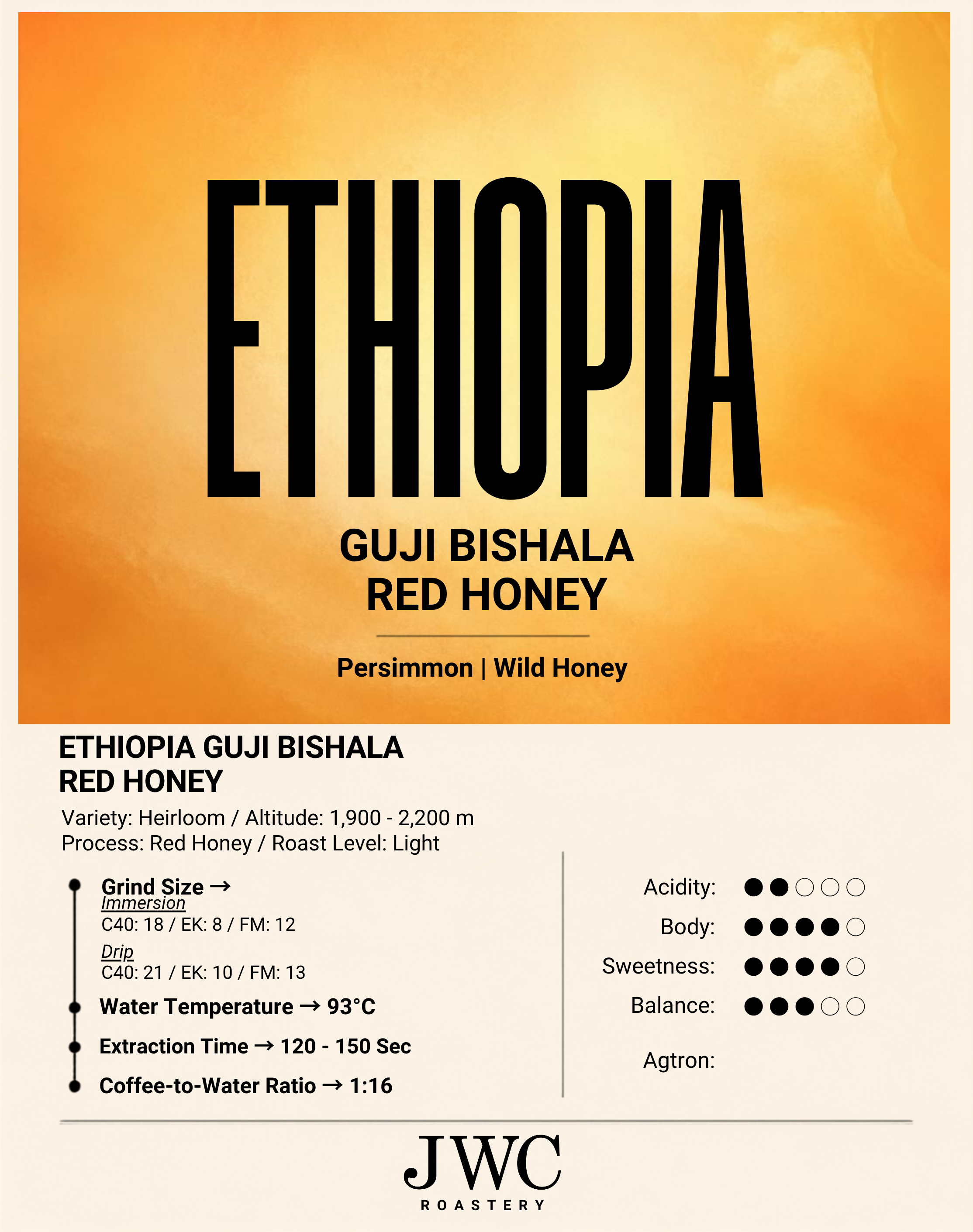 Ethiopia Guji Bishala Red Honey