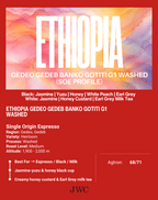 SOE - Ethiopia Gedeo Gedeb Banko Gotiti G1 Washed